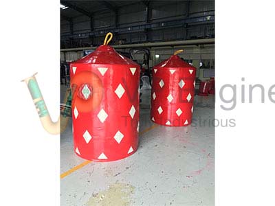 Criss Cross Coated Foam pigs